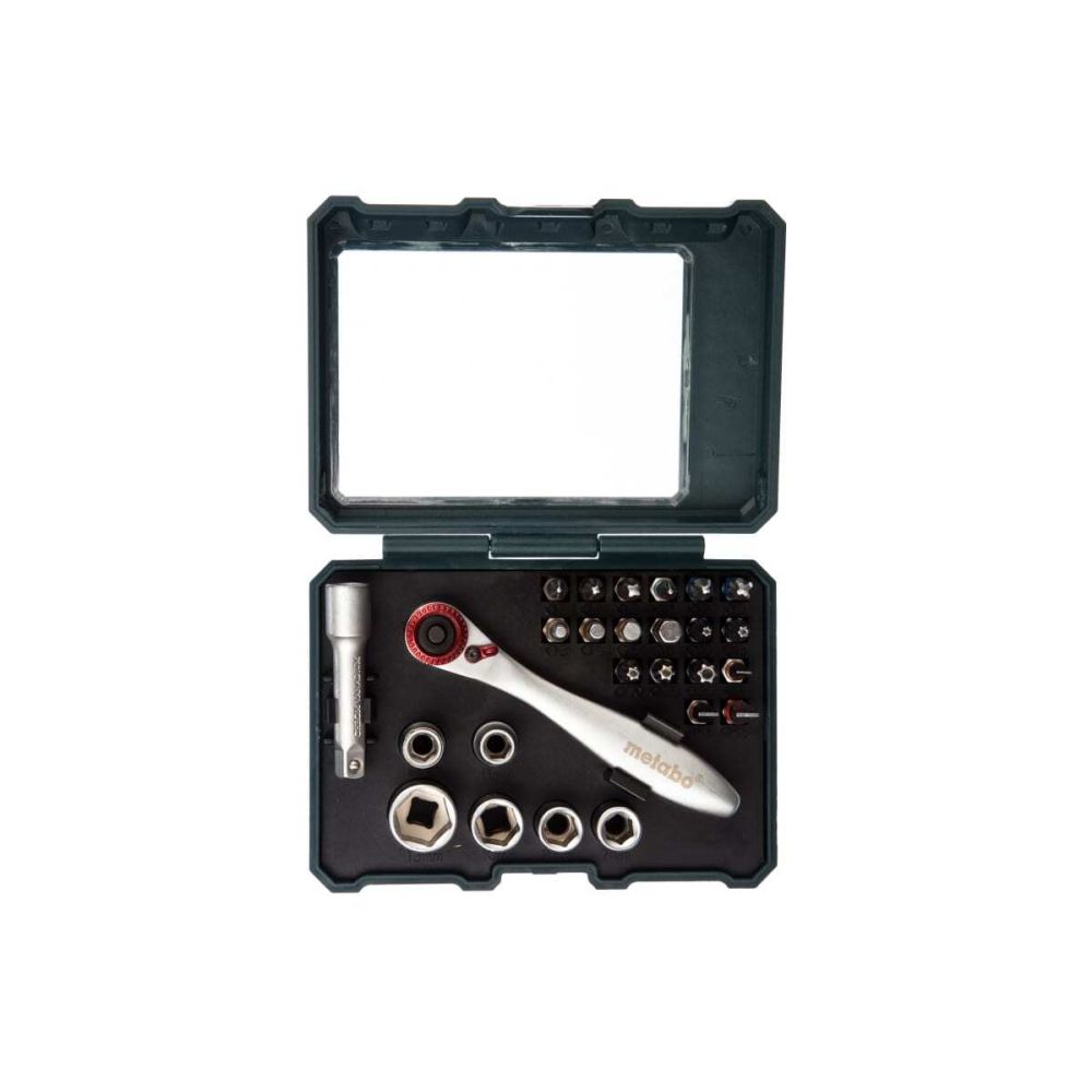 Набор бит и головок Metabo, 26 предметов, 626701000