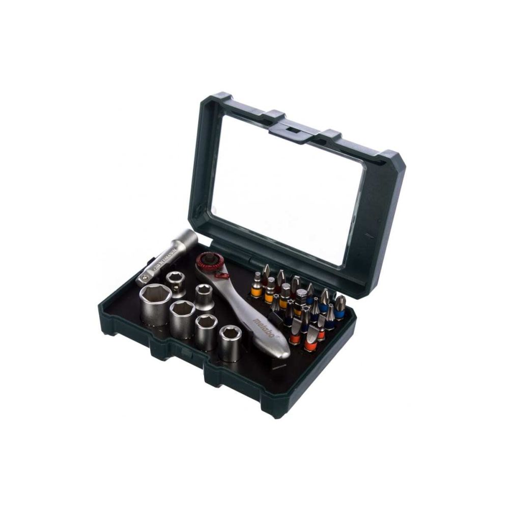 Набор бит и головок Metabo, 26 предметов, 626701000