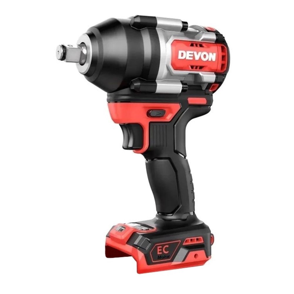 Аккумуляторный ударный гайковерт Devon, 20 В, 1000 Нм, 2700 уд/мин, 2400 об/мин, без АКБ и ЗУ, 5759-LI-20