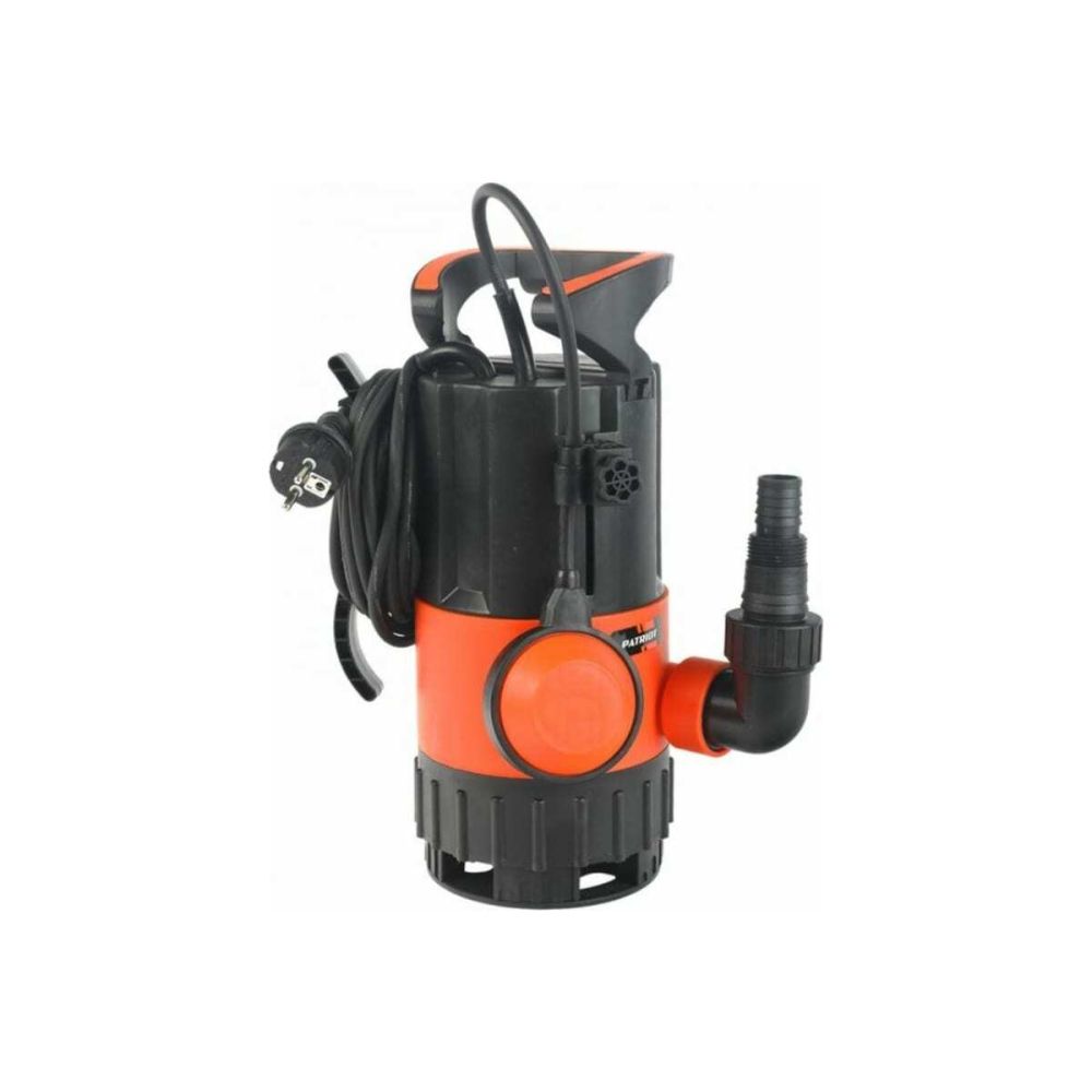 Дренажный насос Patriot F 500 D, погружной, для грязной воды, 500 Вт, 125 л/мин, 315302408