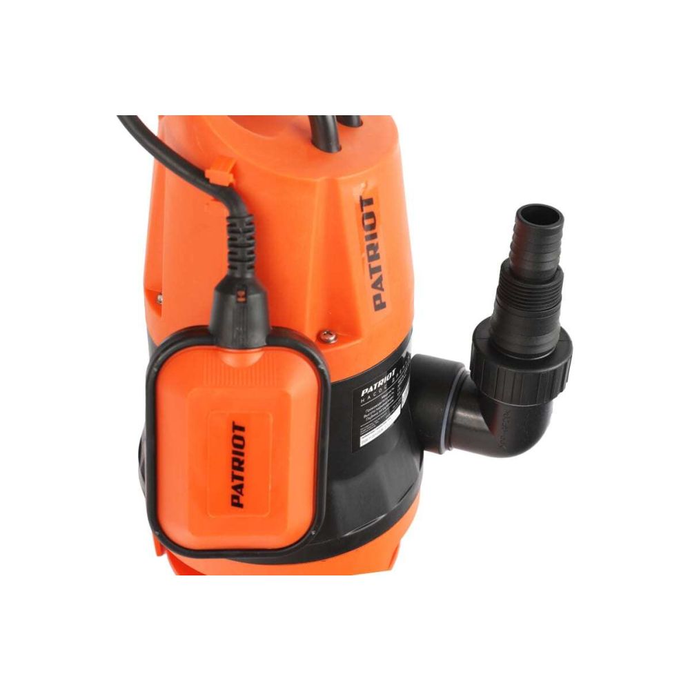 Дренажный насос Patriot F 400, погружной, для грязной воды, 400 Вт, 133 л/мин, 315302405