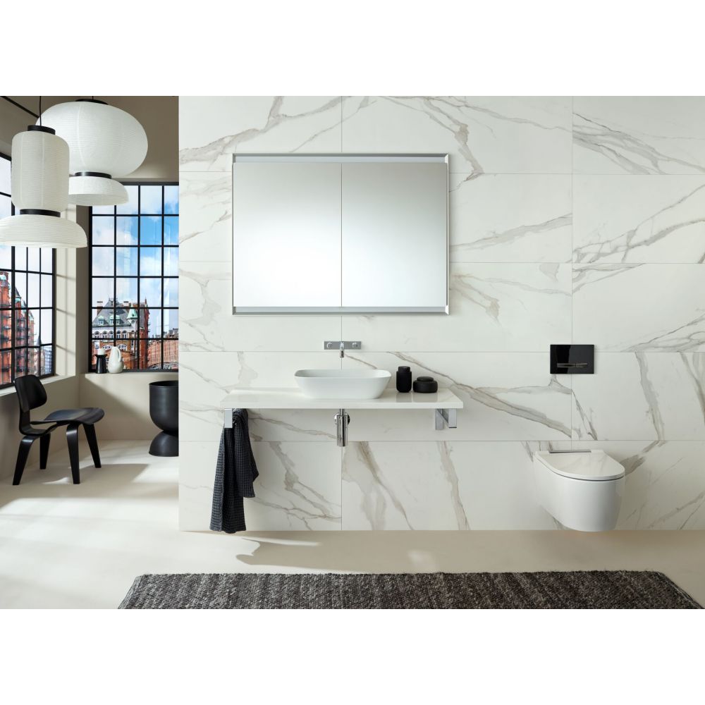 Клавиша смыва Geberit Sigma50, черный ral 9005, 115.671.DW.2