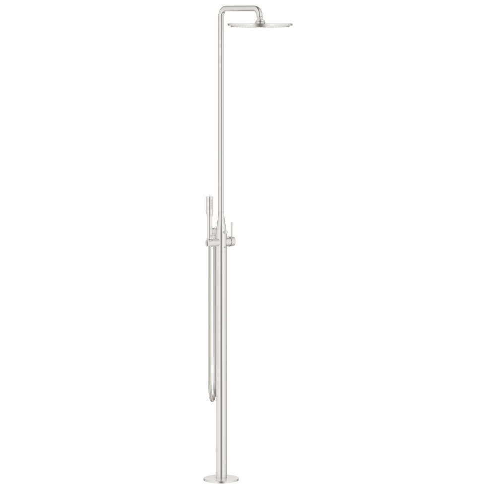 Душевая система GROHE Essence New со смесителем для душа, суперсталь (23741DC1)