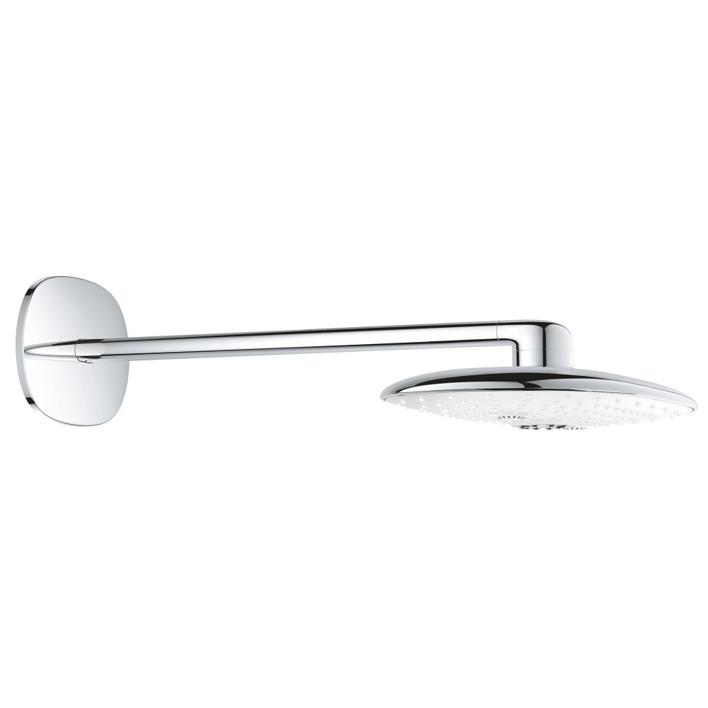 Верхний душ GROHE Rainshower SmartControl 360x220, 2 режима, 450 мм, белая луна (26254LS0)