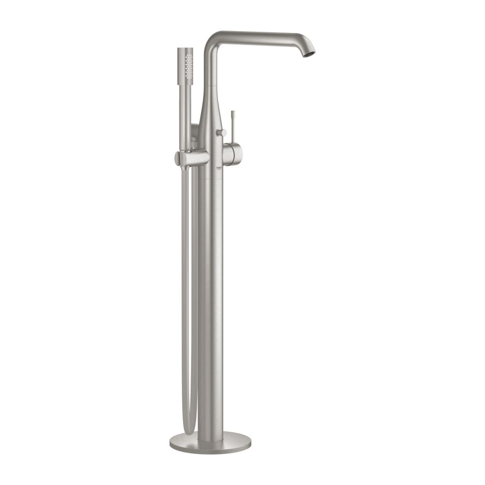 Внешняя часть смесителя для ванны GROHE Essence напольного монтажа, суперсталь (23491DC1)