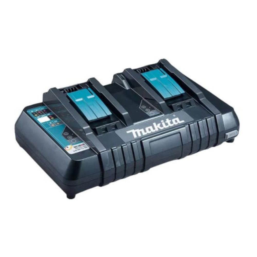 Быстрое зарядное устройство Makita DC18RD, двойное, для Ni-MH/Li-Ion АКБ, 7.2-18 В, 2x9 А, 196941-7