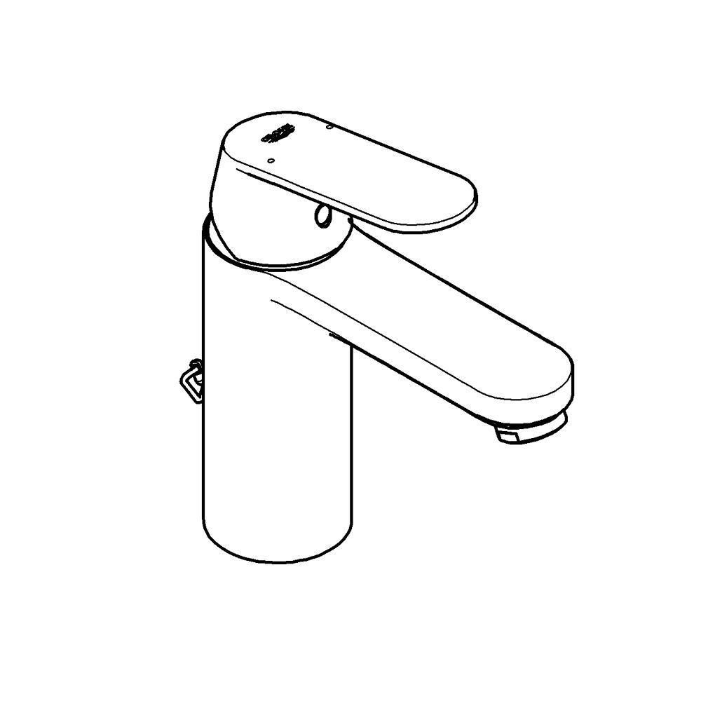 Смеситель для раковины GROHE Eurosmart Cosmopolitan, M-size, хром (23326000)