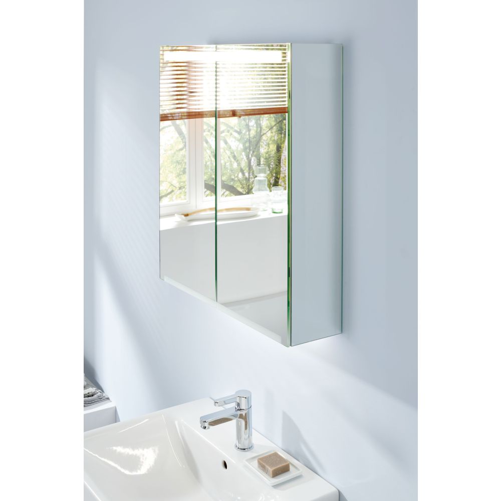 Зеркальный шкаф Geberit Option 75 см, хром, 500.205.00.1