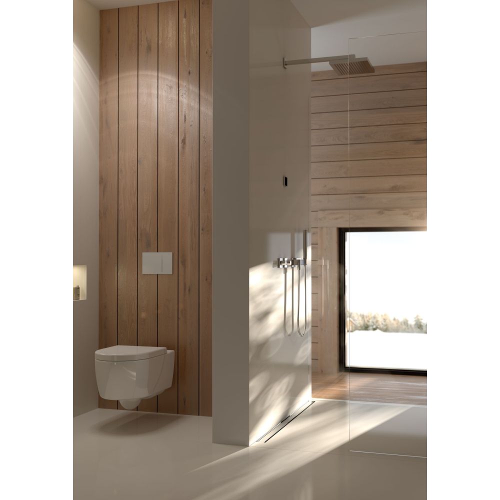 Дренажный канал Geberit Cleanline60 нержавеющая сталь, 154.456.KS.1