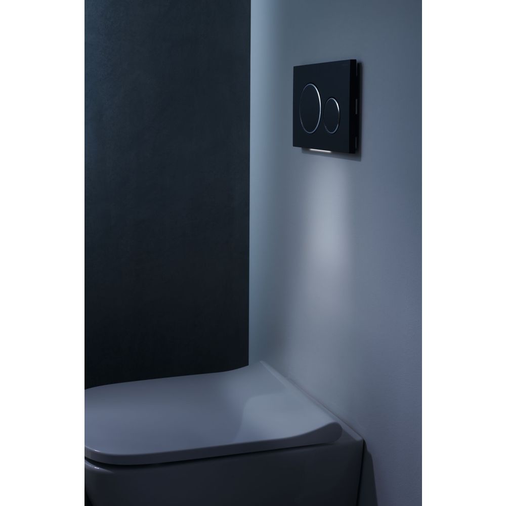 Клавиша смыва Geberit Sigma20, черная, 115.882.16.1