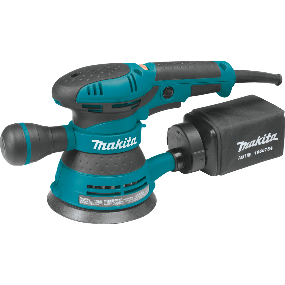 Эксцентриковая шлифмашина Makita BO5041, 125 мм, 300 Вт, 4 000 - 12 000 об
