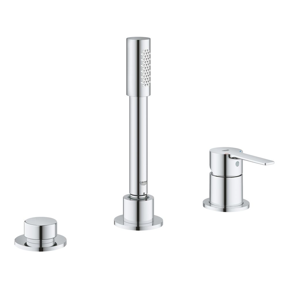 Смеситель для ванны GROHE Lineare на 3 отверстия, хром (19965001)