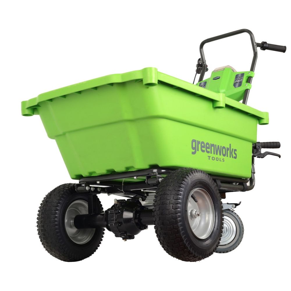 Садовая тележка самоходная Greenworks, 40V, 106 л, 7400007