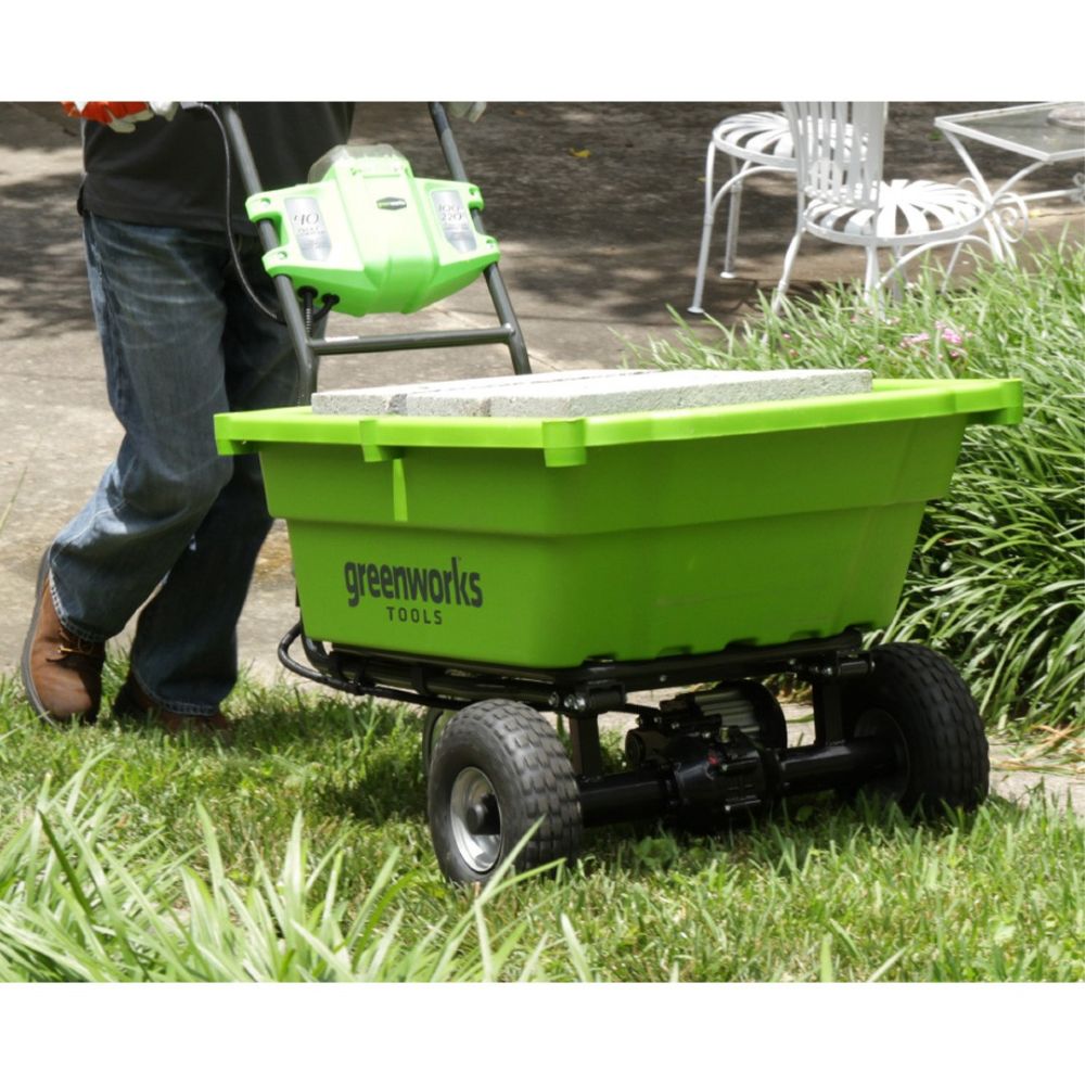 Садовая тележка самоходная Greenworks, 40V, 106 л, 7400007