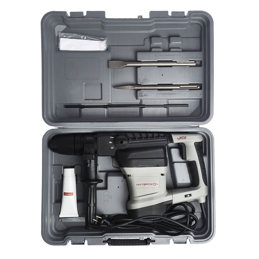 Перфоратор ИНТЕРСКОЛ П-40/1100ЭВ, 1100 Вт, 10 Дж, 3200 уд/мин (519.0.0.00)