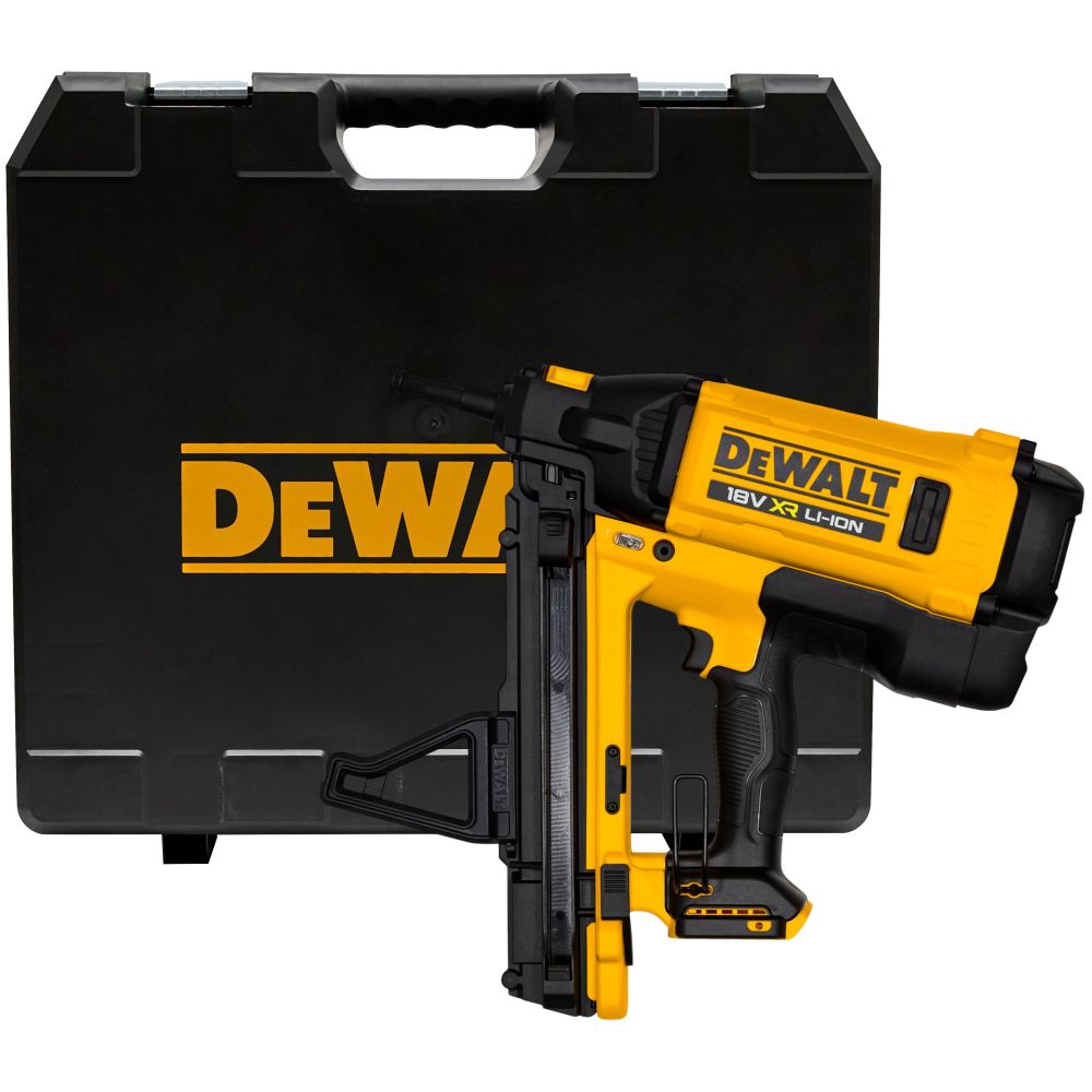 Аккумуляторный гвоздезабивной пистолет DEWALT DGN845N, 18 В, 100 Дж, без АКБ и ЗУ, в кейсе (DGN845N-XJ)