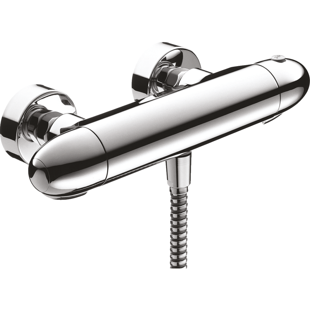 Термостат для душа hansgrohe Ecostat Ecomax внешнего монтажа 13356000, хром