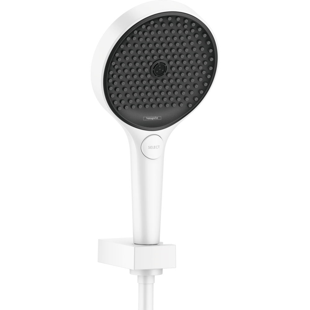 Душевой набор hansgrohe Rainfinity 130 3jet с держателем и шлангом 160 см 26851700, матовый белый