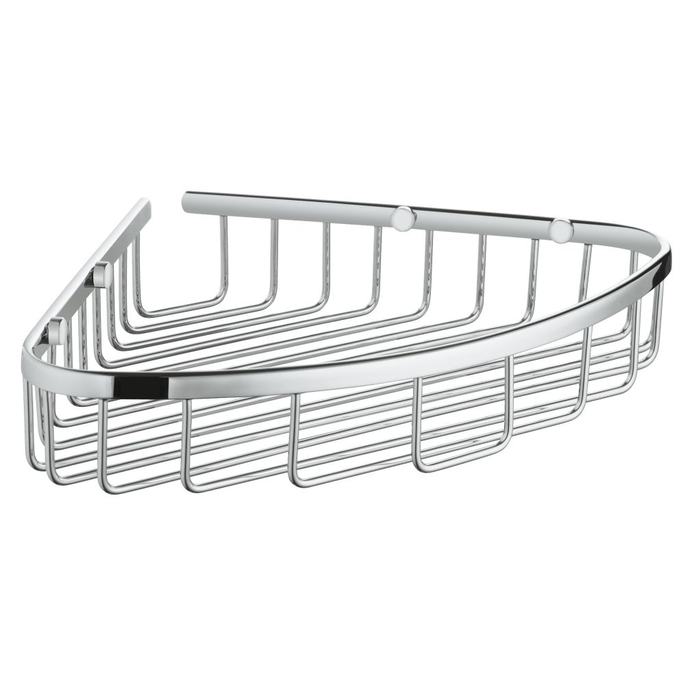 Полочка-решетка угловая GROHE BauCosmopolitan, L-Size, хром (40663001)