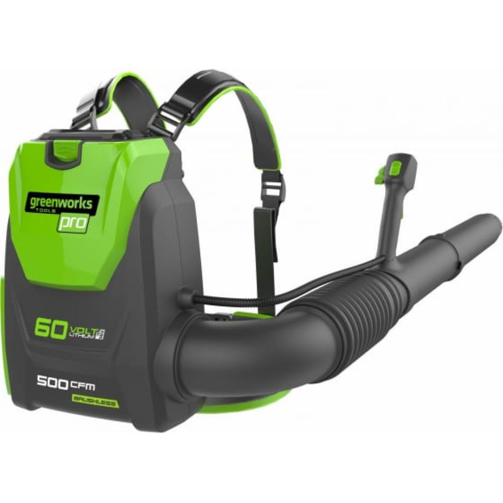 Ранцевый воздуходув, аккумуляторный Greenworks, 60V, бесщеточный, без АКБ и ЗУ, 2402307