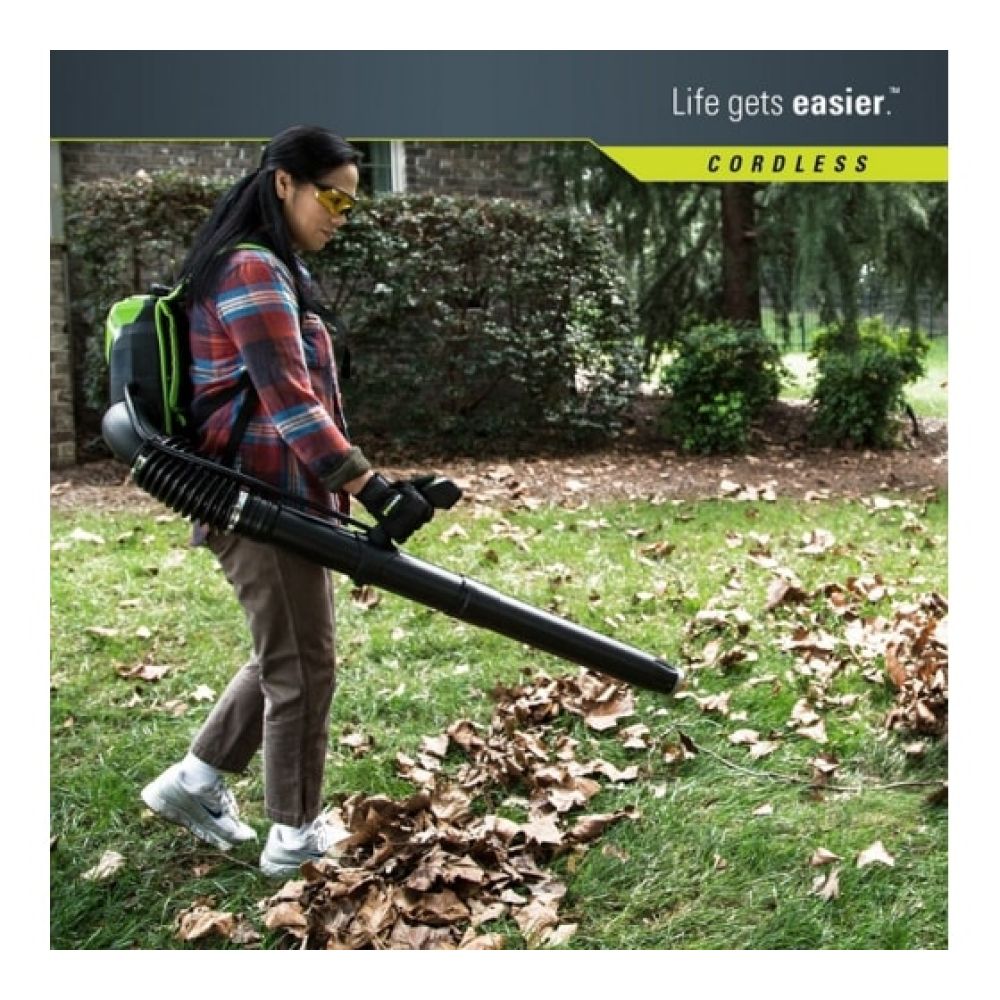 Ранцевый воздуходув, аккумуляторный Greenworks, 60V, бесщеточный, без АКБ и ЗУ, 2402307