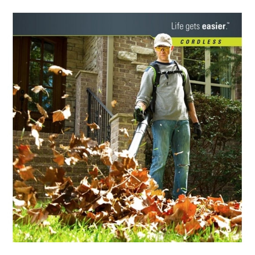 Ранцевый воздуходув, аккумуляторный Greenworks, 60V, бесщеточный, без АКБ и ЗУ, 2402307