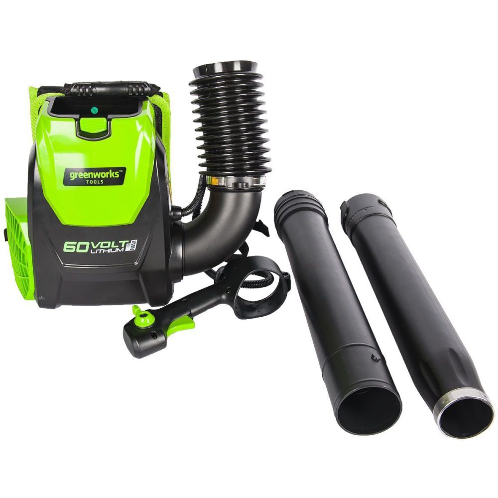 Ранцевый воздуходув, аккумуляторный Greenworks, 60V, бесщеточный, без АКБ и ЗУ, 2402307