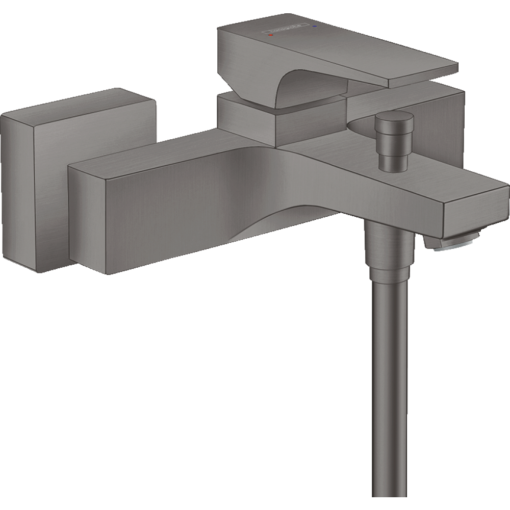 Смеситель для ванны hansgrohe Metropol внешнего монтажа 32540340, шлифованный черный хром