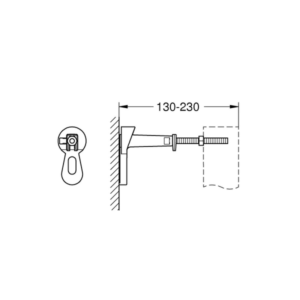 Комплект инсталляции GROHE Solido Compact 4 в 1 с подвесным унитазом Lecico Perth и панелью смыва Skate Air (39117000)