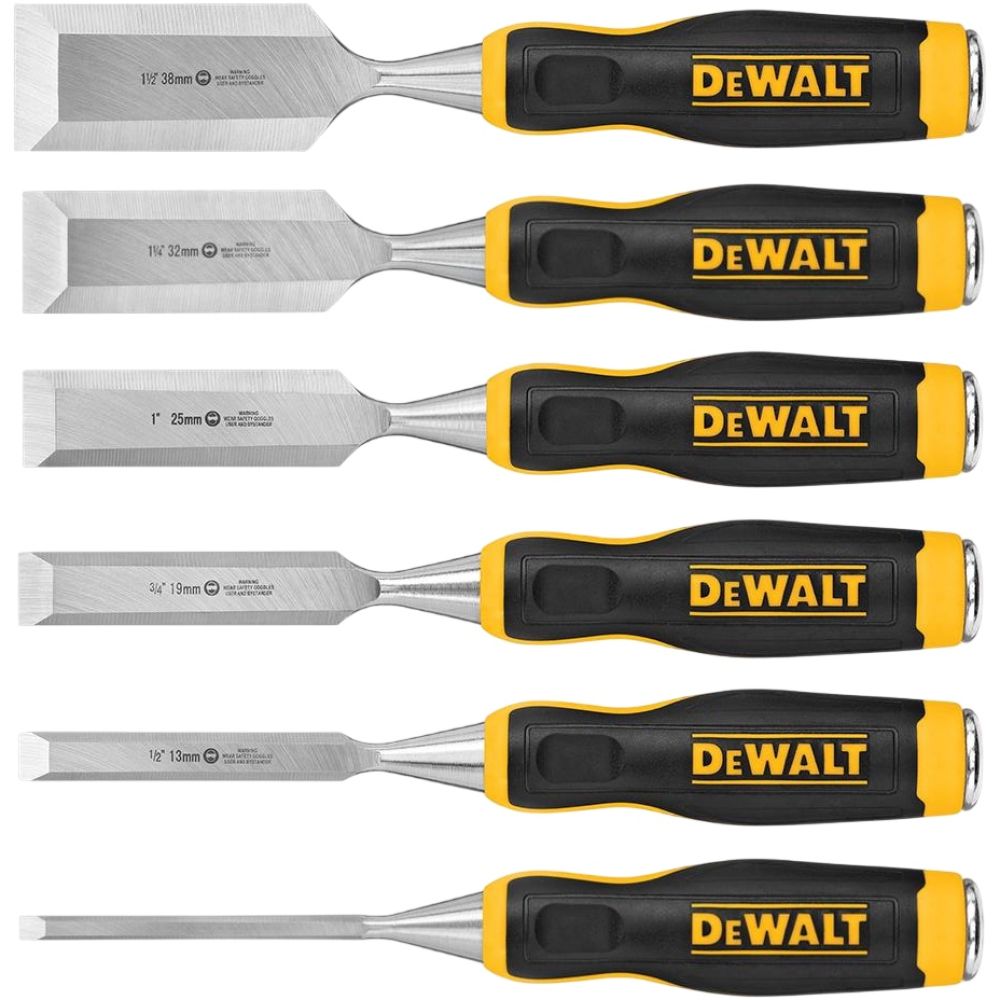 Набор стамесок DEWALT DWHT16852-9, 6-38 мм, 6 шт, уцененный товар