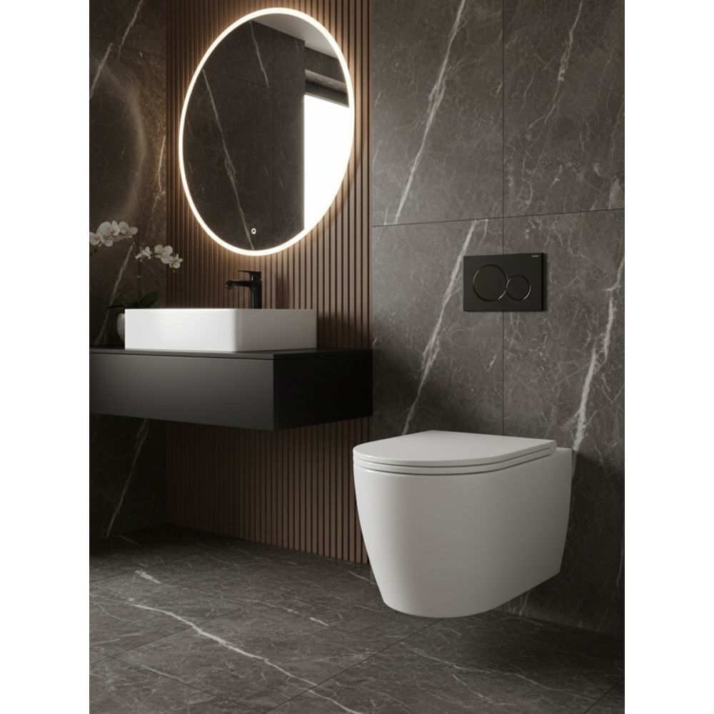 Комплект инсталляции GROHE Rapid SL 3 в 1 (NW0145/S) с унитазом GROHE Clova Ceramic Oval и сиденьем с микролифтом (NW0666)