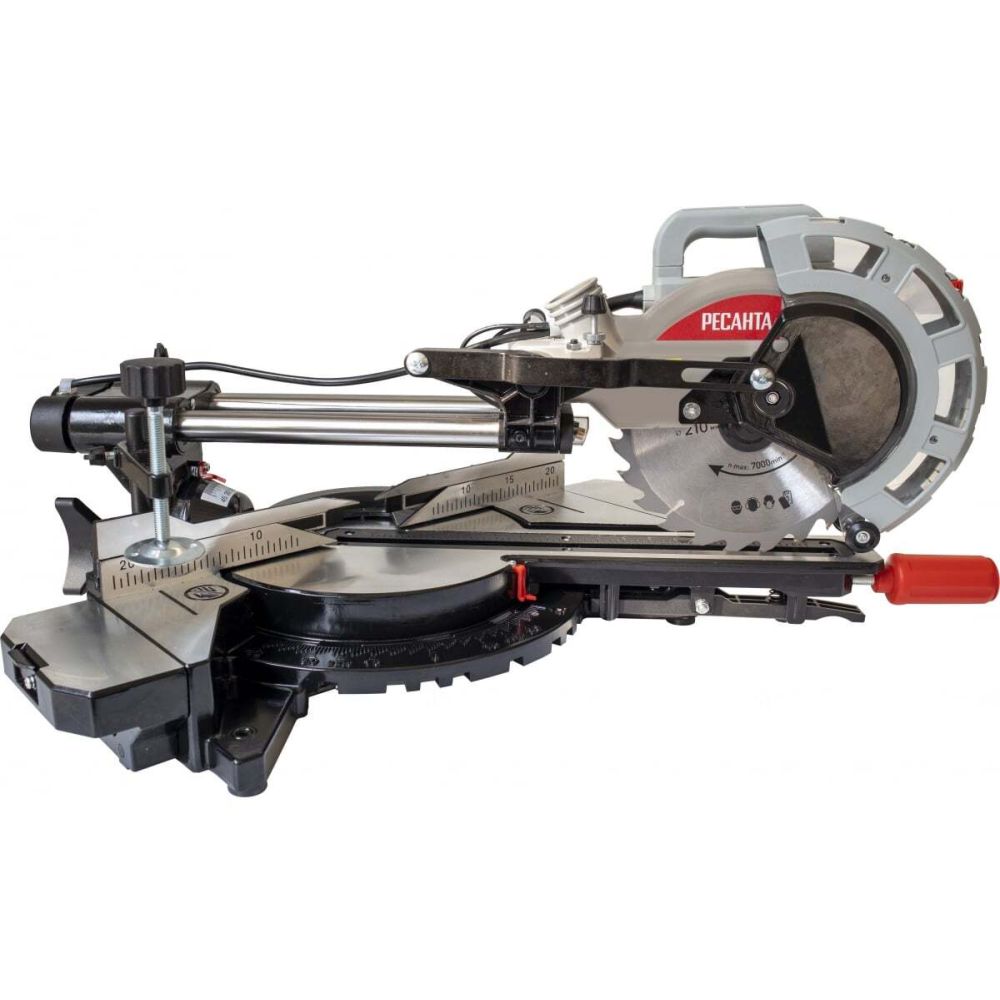 Торцовочная пила Ресанта ТП-210ПЛ, 1800 Вт, 210 мм, 75/18/4