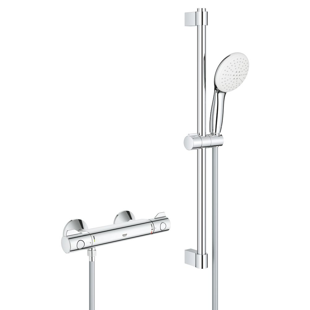 Термостат для душа GROHE Grohtherm 800 с душевым гарнитуром, хром (34565002)