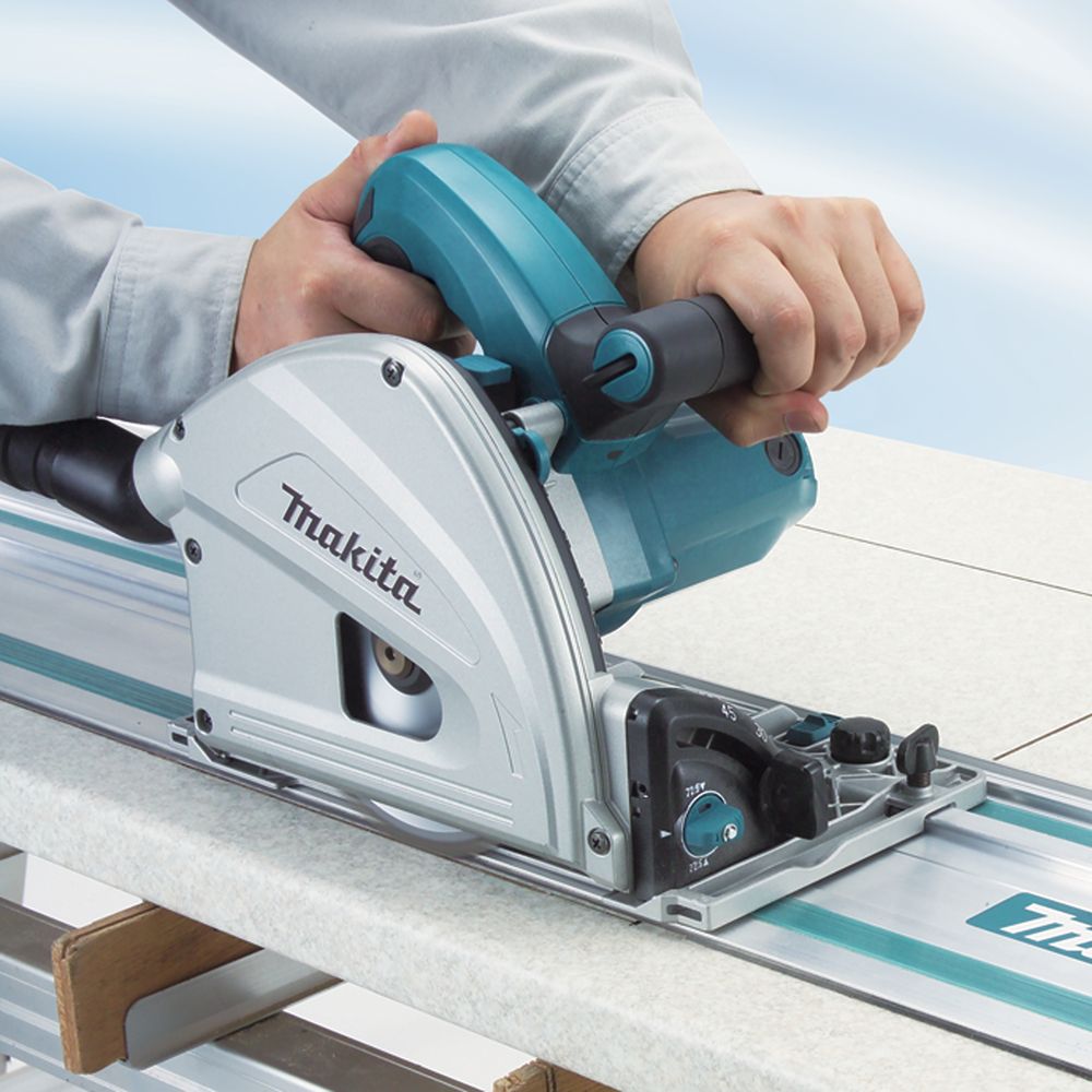 Дисковая пила Makita SP6000J, 1300 Вт, 165 мм, 6400 об/мин