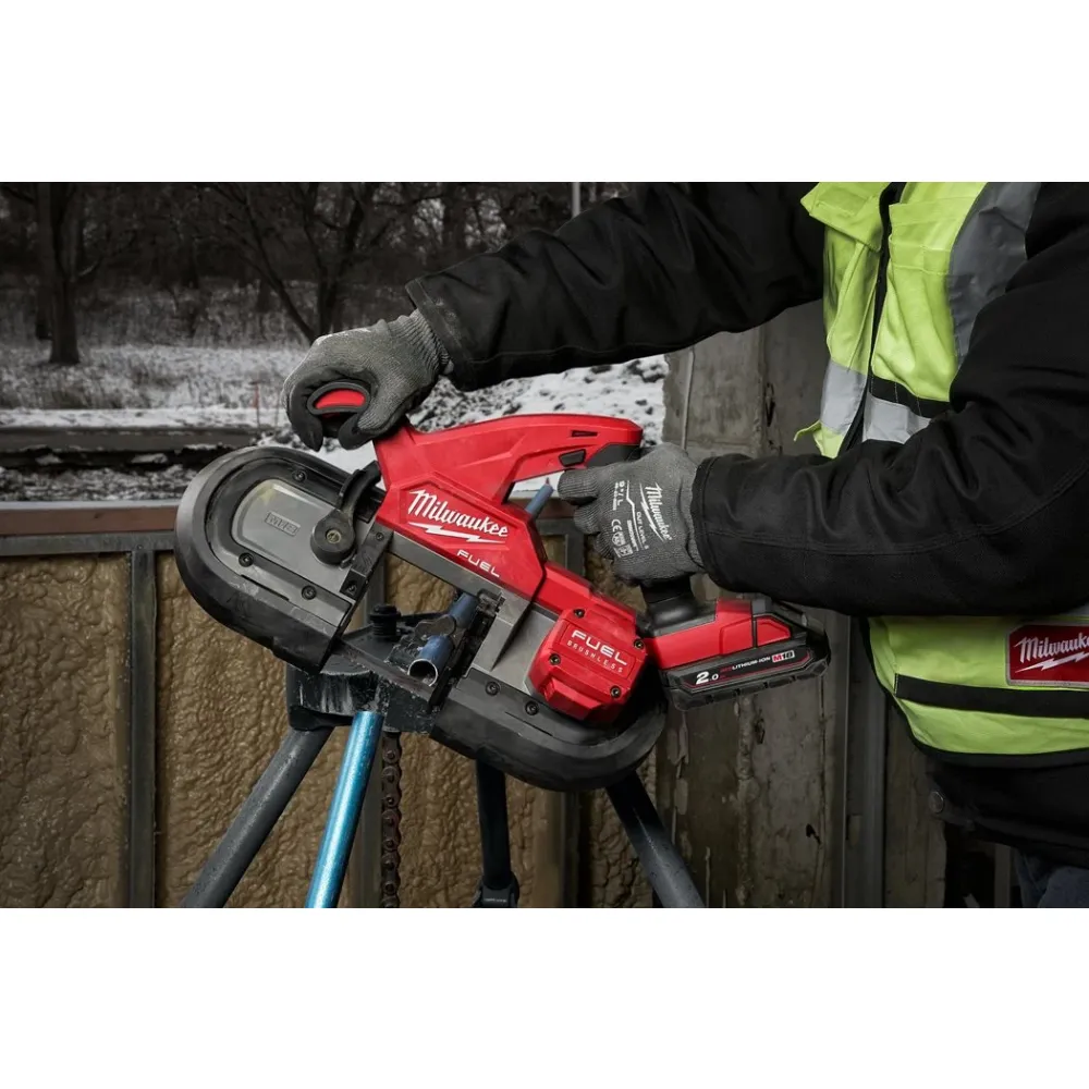 Аккумуляторная ленточная пила Milwaukee M18 FBS85-0C, 18 В, 165 м/мин, без АКБ и ЗУ, в кейсе, 4933471496