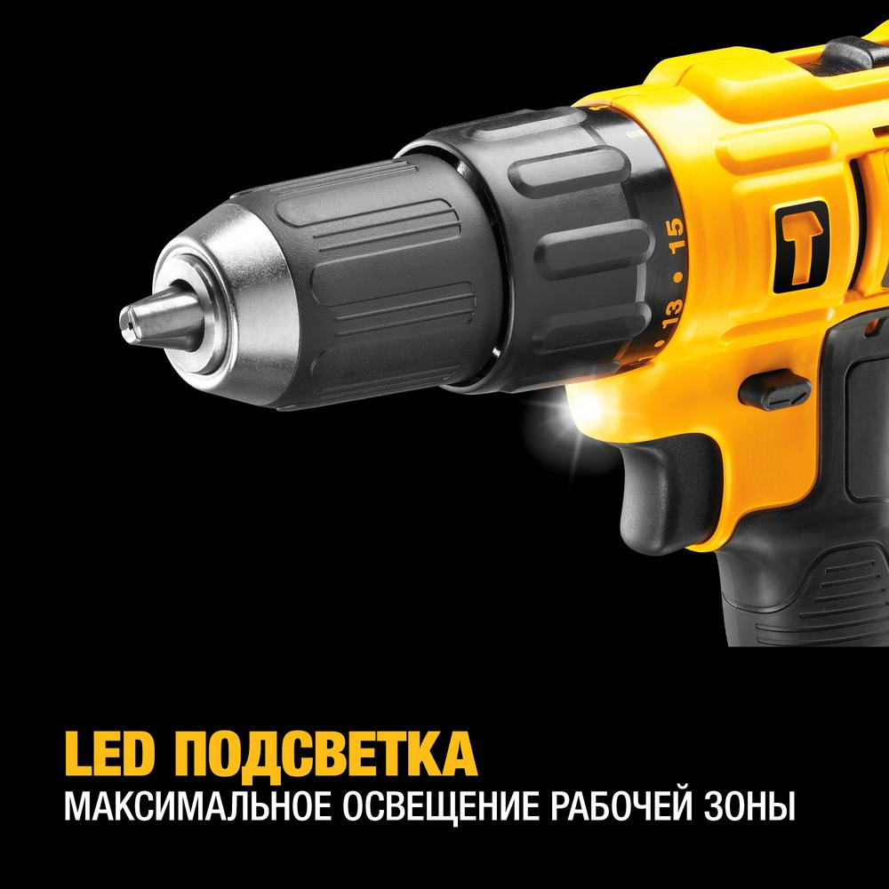 Аккумуляторная ударная дрель-шуруповерт 18В DEWALT DCD776M1T