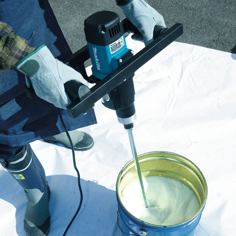 Дрель-миксер Makita 2-х скоростной, 450 об/мин, М14, 1300 Вт, 140 мм, UT1401