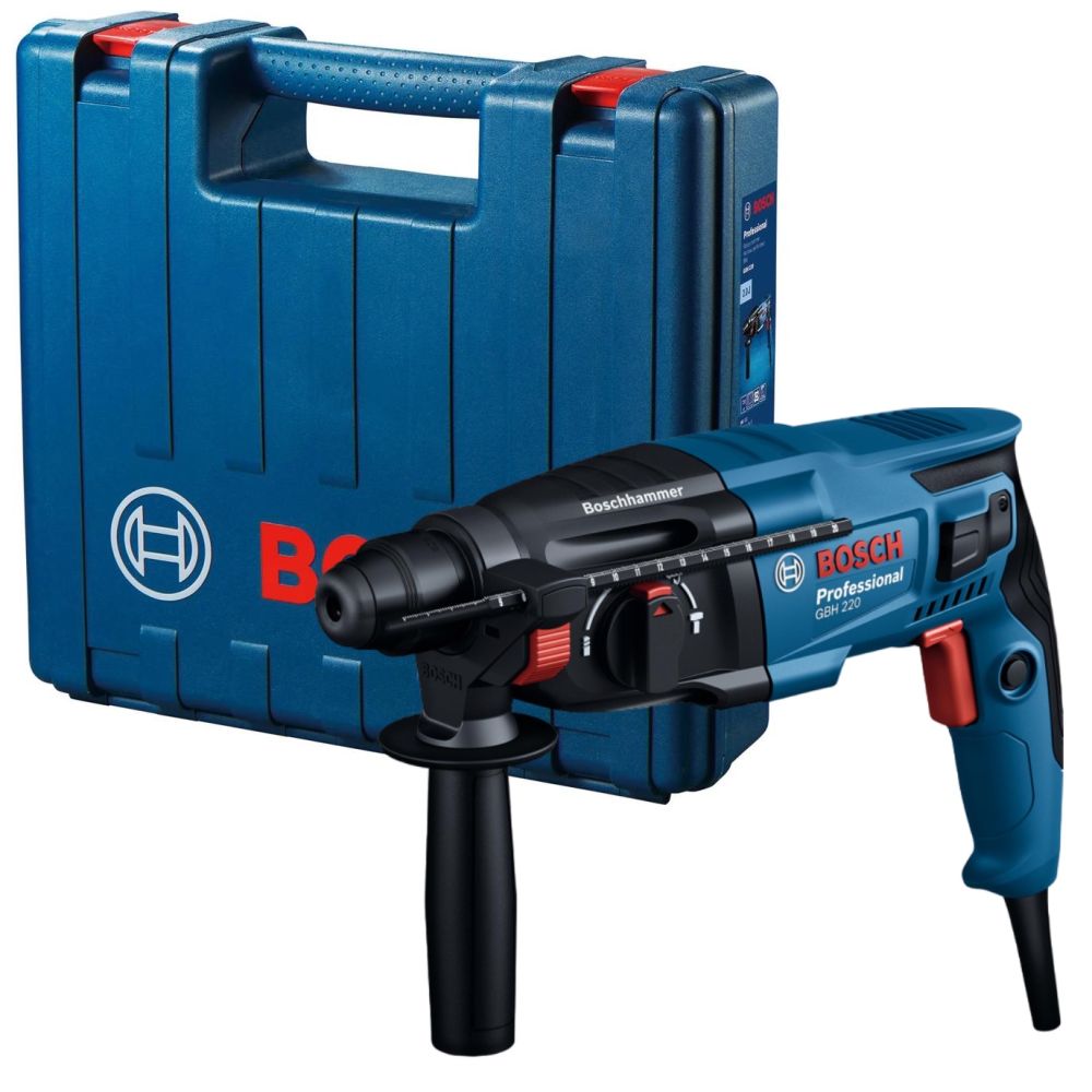 Перфоратор Bosch GBH 220, 720 Вт, 2 Дж, 4800 уд/мин, в кейсе (0.611.2A6.020)