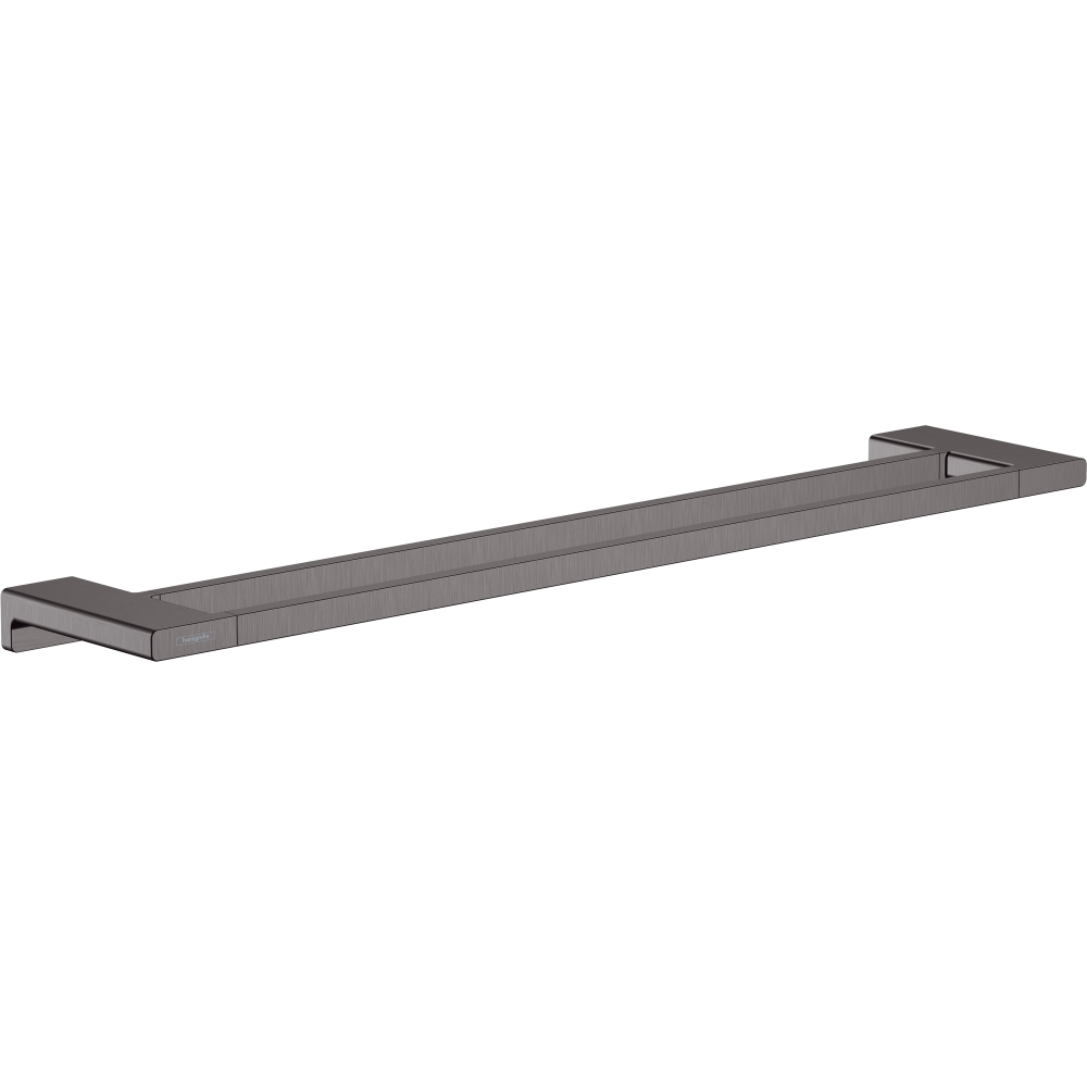 Держатель для полотенец hansgrohe AddStoris двойной 41743340, шлифованный черный хром