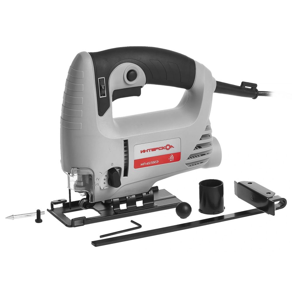 Лобзик ИНТЕРСКОЛ МП-65/550Э, 550 Вт, 3000 ход/мин, 65 мм (101.1.1.00)