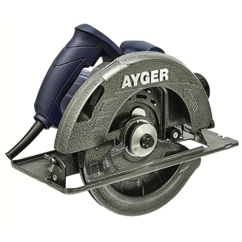 Дисковая пила AYGER, 1500 Вт, 165 мм, 5000 об/мин, AR1500