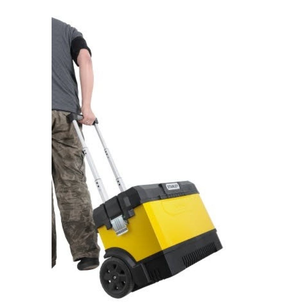 Ящик с колесами металлопластмассовый желтый STANLEY 1-95-827