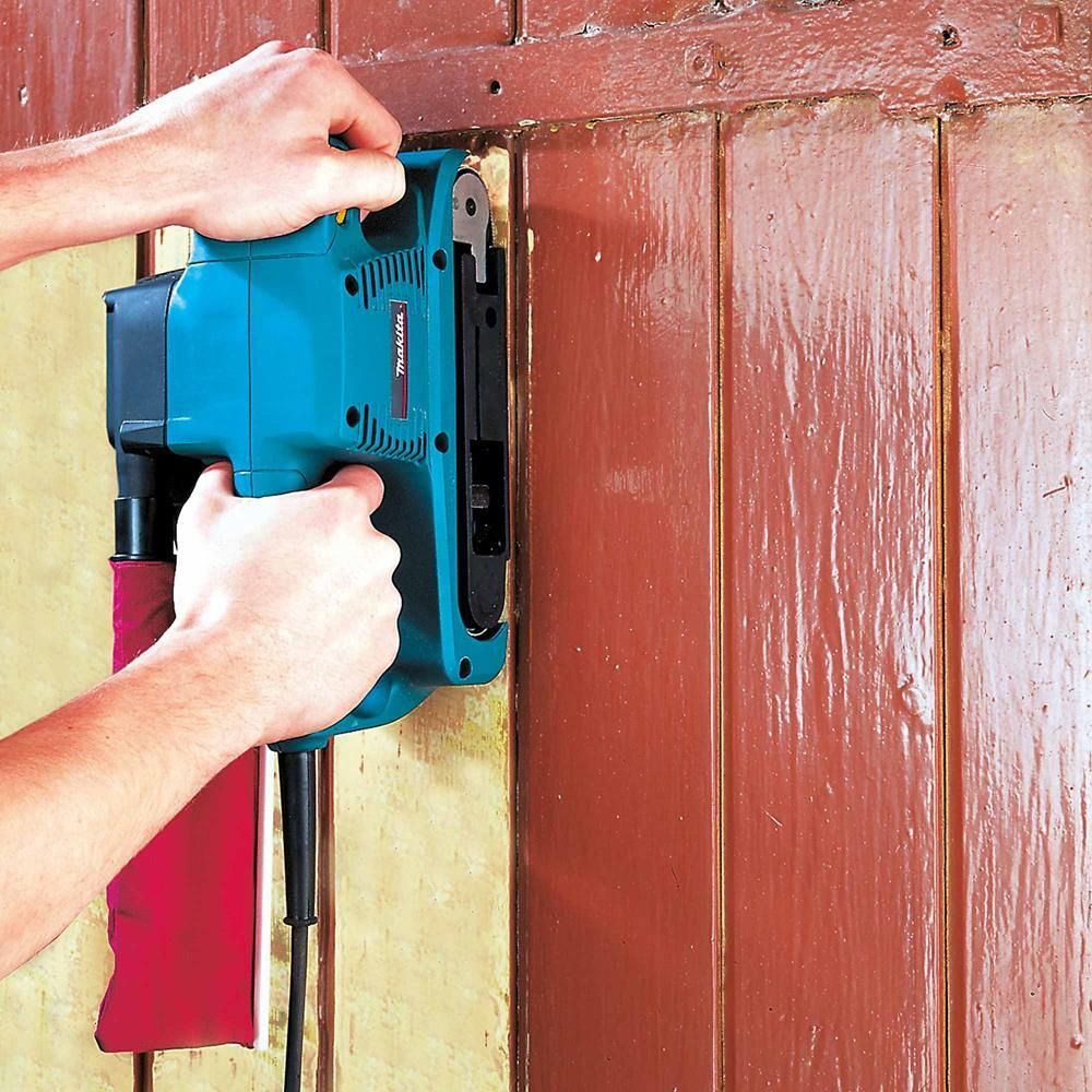 Ленточная шлифовальная машина Makita, 650 Вт, 76х457 мм, 270 м/мин, 9911