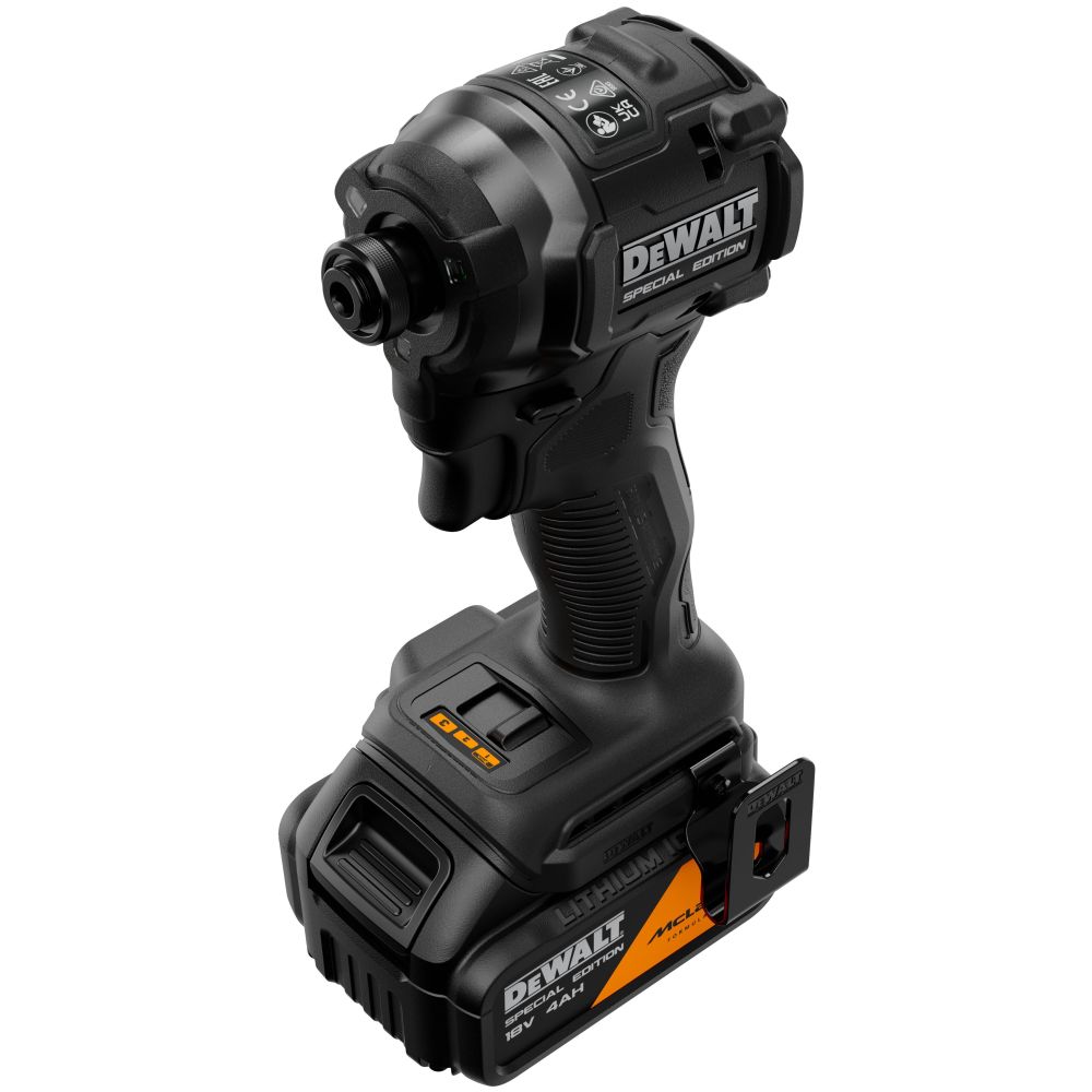 Аккумуляторный шуруповерт DEWALT McLaren Limited Edition DCF86MM2T, 18 В, 205 Нм, 3800 уд/мин, с 2 АКБ 4 Ач и ЗУ, в кейсе TSTAK