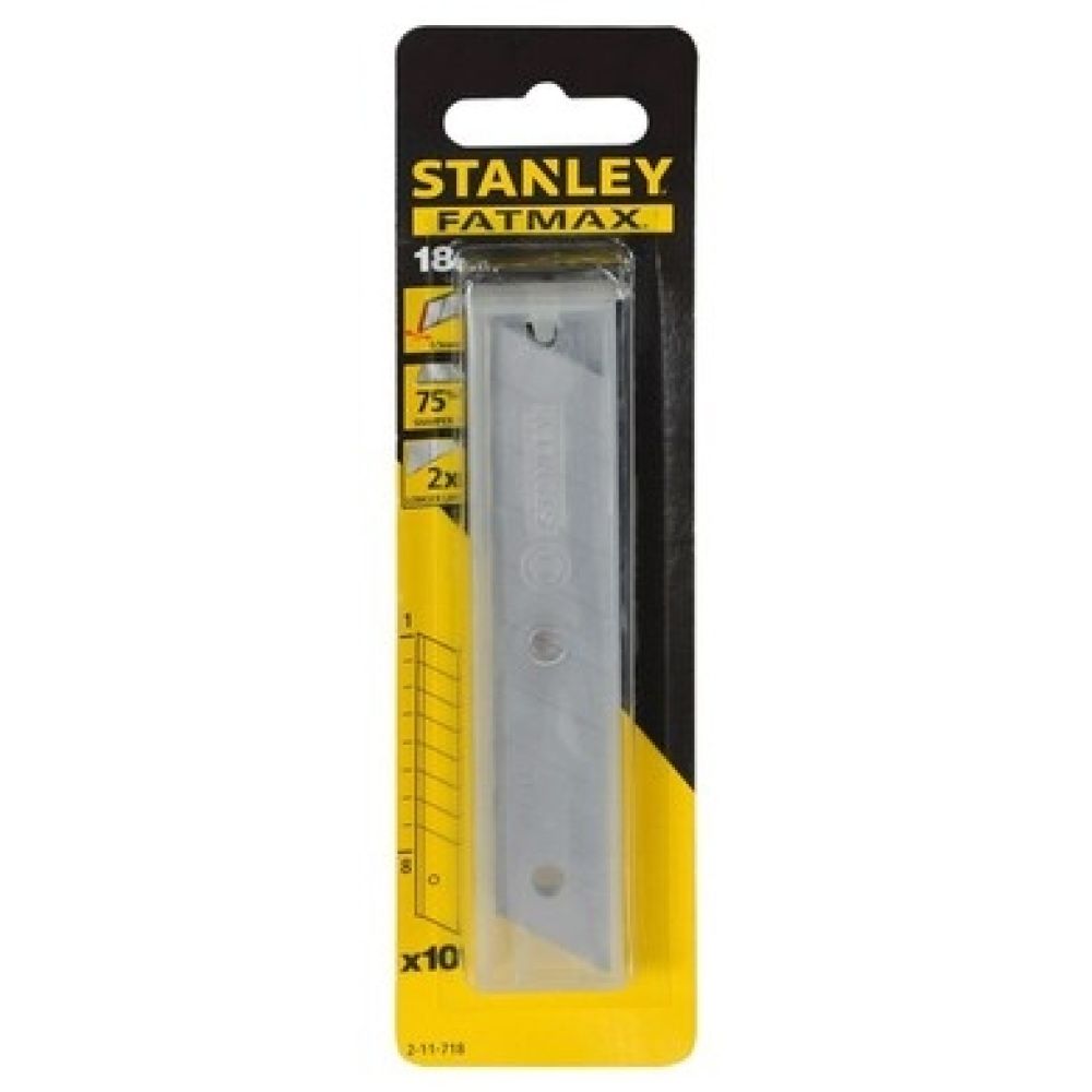 Лезвие для ножа FATMAX STANLEY 2-11-718, с 18-мм лезвием с отламывающимися сегментами х 10шт.