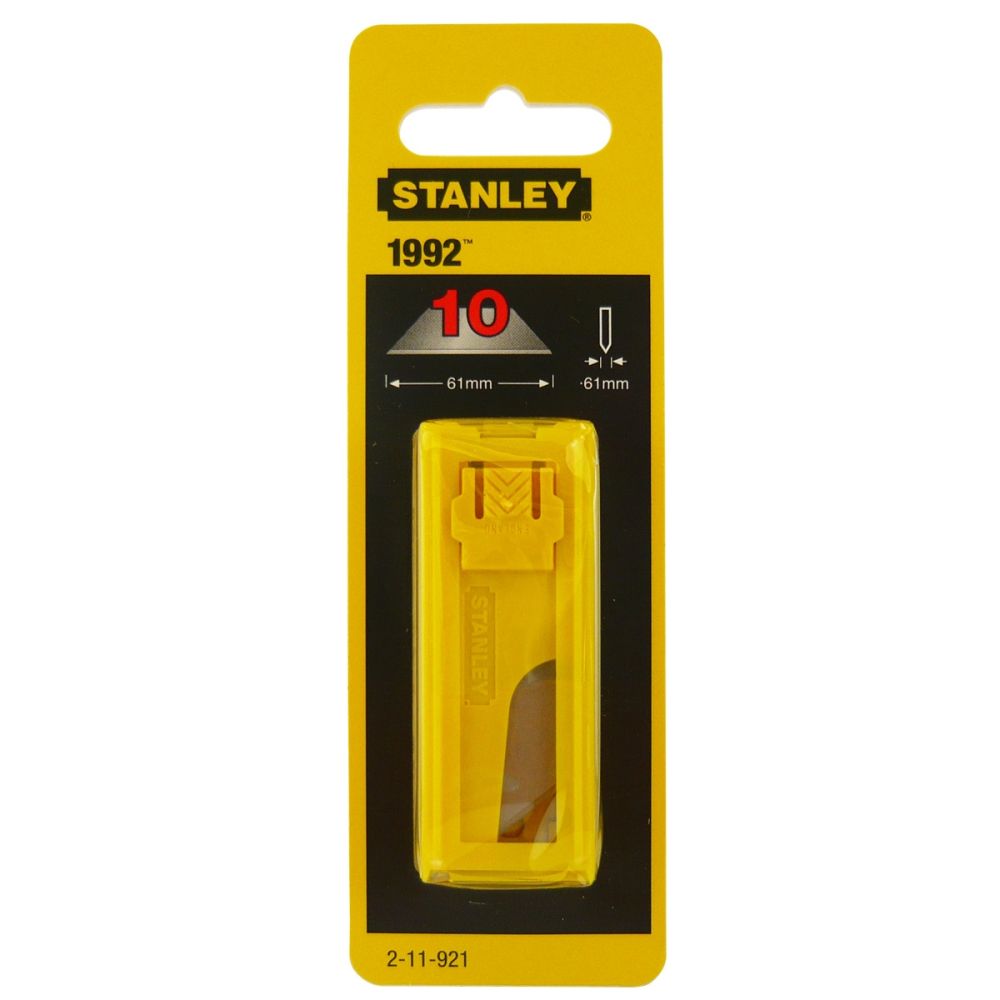 Лезвие 1992 STANLEY 2-11-921, для ножей для отделочных работ х 10 шт.