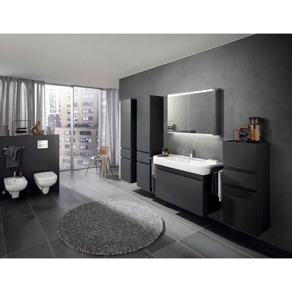 Зеркальный шкаф Geberit Option 75 см, хром, 500.205.00.1