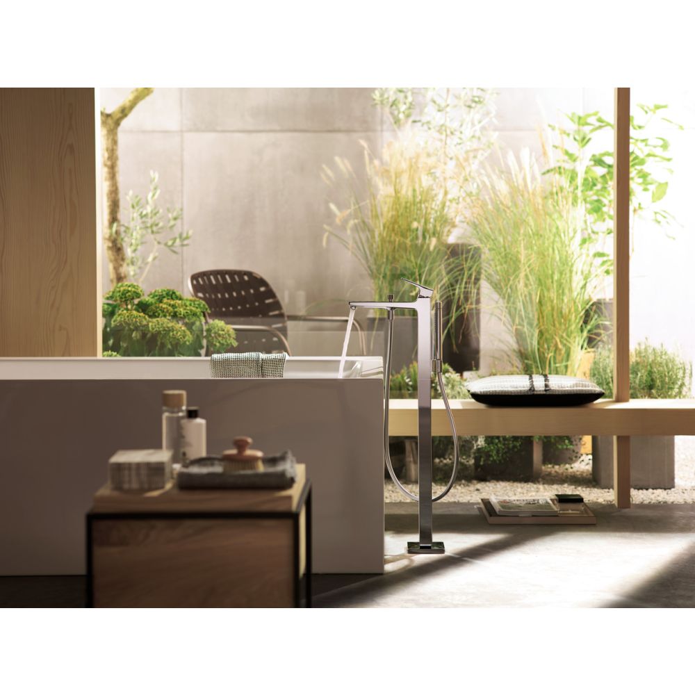 Внешняя часть смесителя для ванны hansgrohe Metropol напольного монтажа 32532000, хром