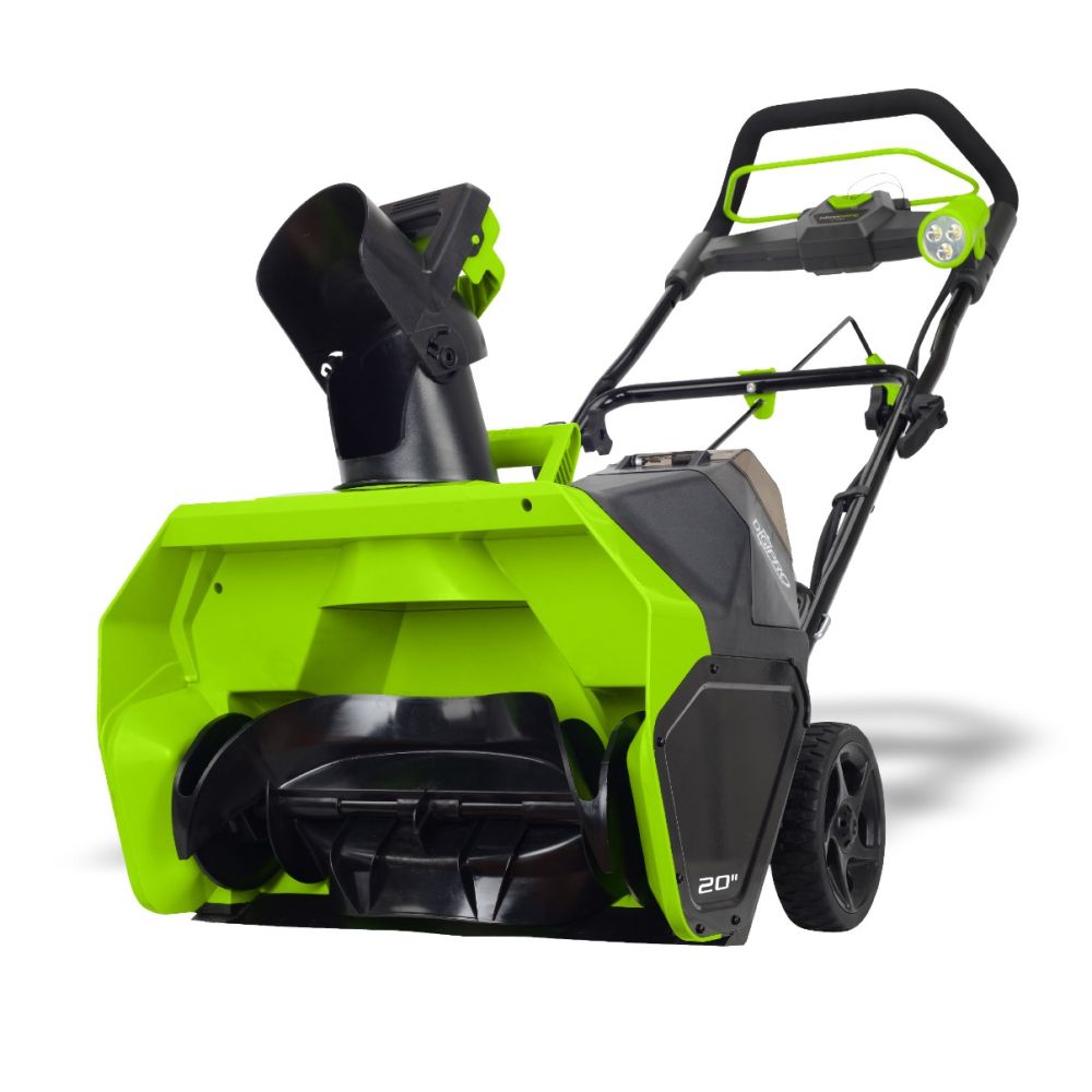 Снегоуборщик аккумуляторный Greenworks GD40ST, 40 В, 51 см (2600007)