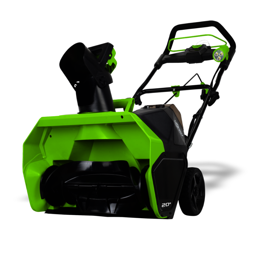 Снегоуборщик аккумуляторный Greenworks GD40STK4, 40 В, 51 см (2600607)